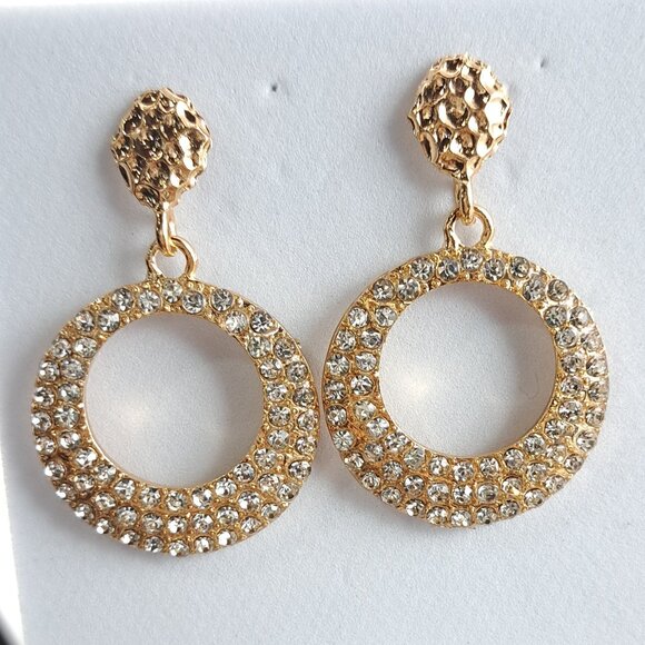 Jewelry - Radiant Gold Halo Hoops